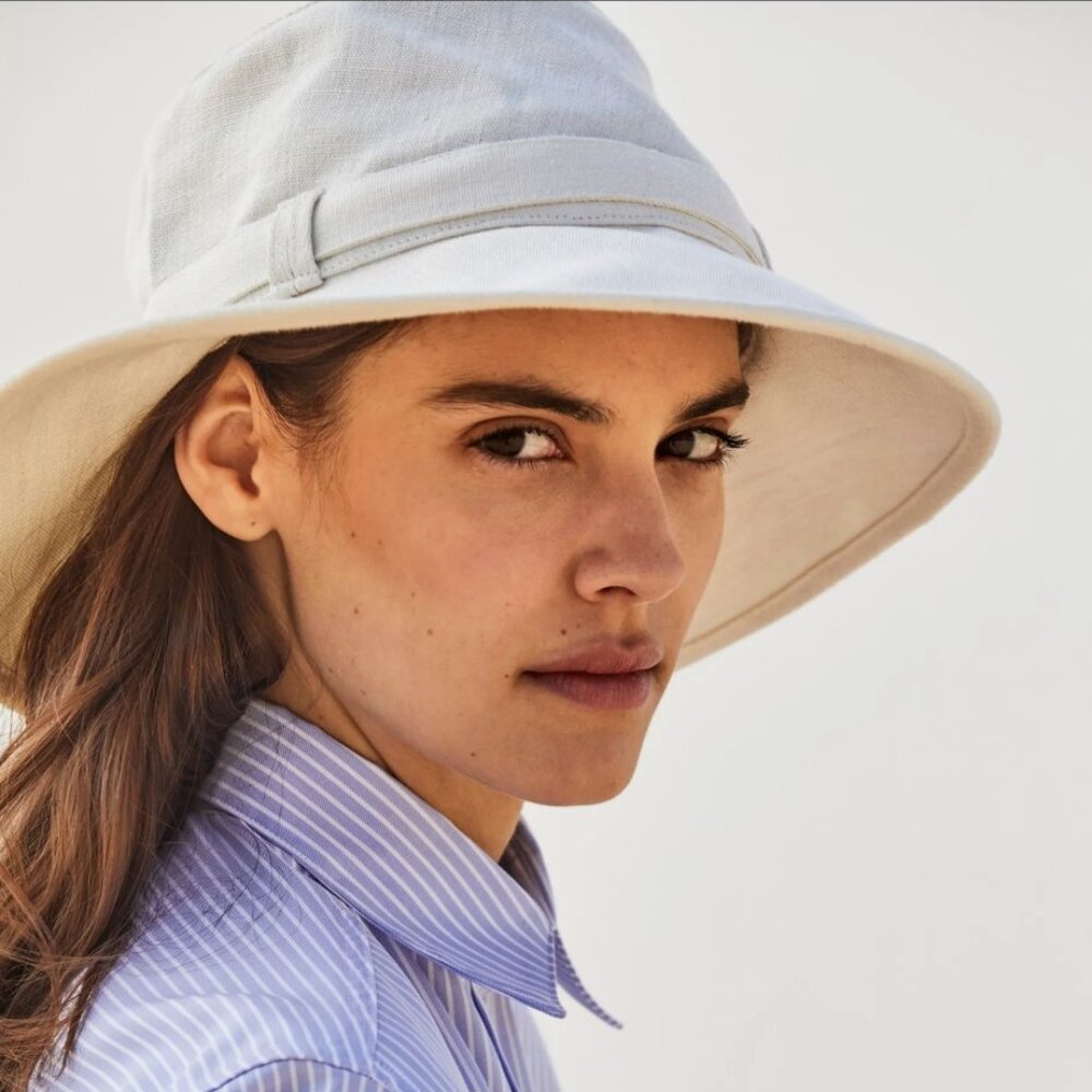 Tilley Women's Hat Hemp TH9, Natural (Cream/White) - M